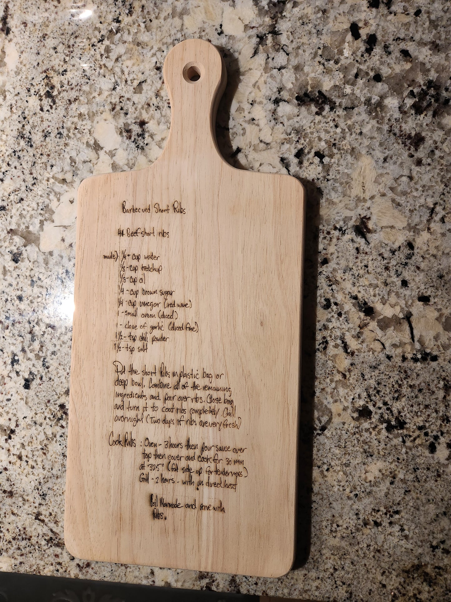 Custom Engraved Recipe Board, Handwritten Recipe Cutting Board, Charcuterie Board with Family Recipe Engraved, Handwritten Recipe Platter