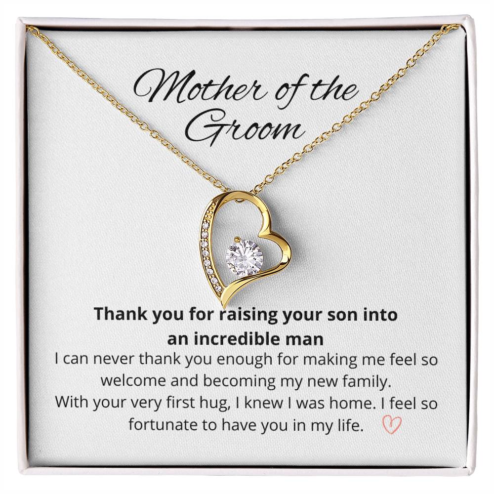 Personalized Gift for Mother of the Groom Gift from BRIDE Mother of the Groom Necklace Gift for Mother in law Wedding Gift from Bride